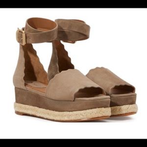 Chloe Lauren Platform Espadrille size 39